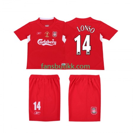 Fotballdrakt Liverpool ALONSO 14 LWP 2004 Retro Hjemmetrøye 2005 Kortermet